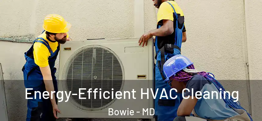 Energy-Efficient HVAC Cleaning Bowie - MD